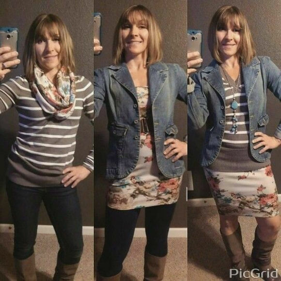 LulaRoe Cassie Skirt/Scarf/Top - Picture 3 of 3